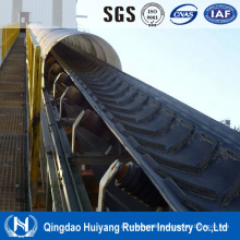 China High Quality Black Industrial Chevron Rubber Conveyor Belt